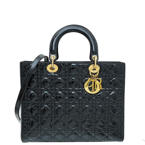 all black lady dior bag